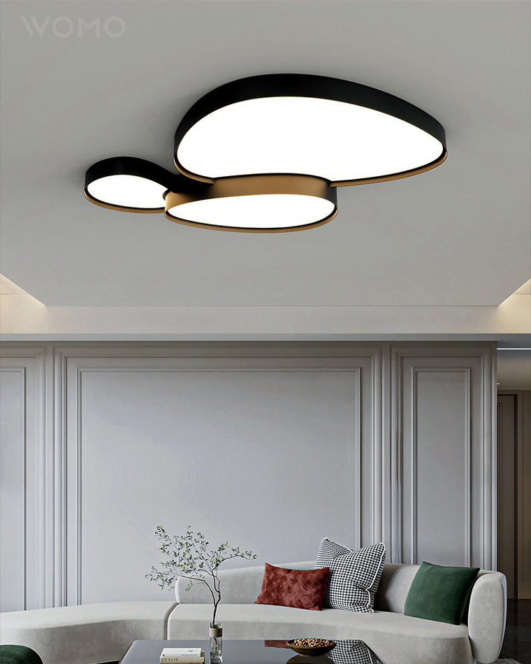 WOMO Modern Low Profile Flush Mount Ceiling Light-WM1010