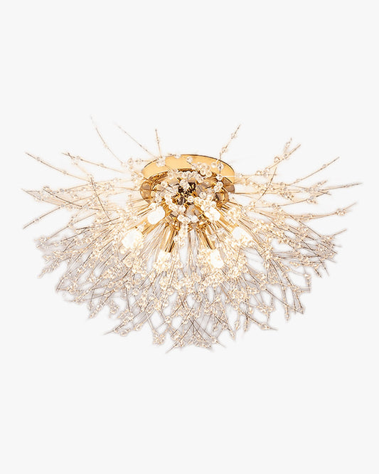 WOMO Dandelion Crystal Flush Mount Ceiling Light-WM1014
