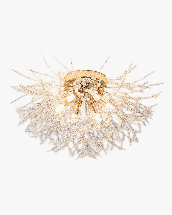 WOMO Dandelion Crystal Flush Mount Ceiling Light-WM1014