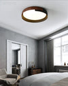 WOMO Walnut Grain Round Ceiling Light-WM1018 thumbnail