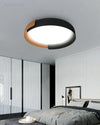 WOMO Walnut Grain Round Ceiling Light-WM1018 thumbnail