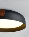 WOMO Walnut Grain Round Ceiling Light-WM1018 thumbnail