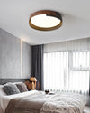 WOMO Walnut Grain Round Ceiling Light-WM1018 thumbnail