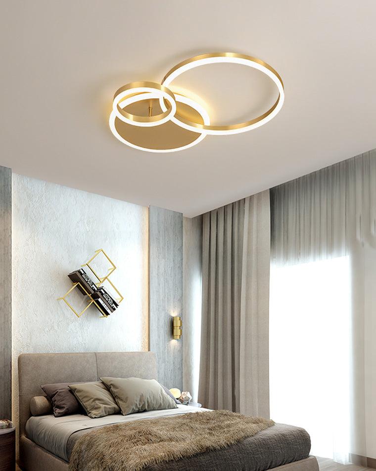 WOMO Circular LED Flush Mount Ceiling Light-WM1032