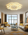 WOMO Big Flower Crystal Ceiling Light-WM1078 thumbnail