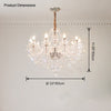 WOMO Victorian Crystal Prism Chandelier-WM2340 thumbnail