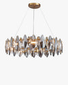 WOMO Smoked Crystal Round Chandelier-WM2187 thumbnail