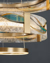 WOMO Enamel Tiered Round Chandelier-WM2336 thumbnail