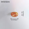 WOMO Round Milk Glass Flush Mount Ceiling Light-WM1134 thumbnail