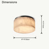 WOMO Drum Alabaster Flush Mount Ceiling Light-WM1143 thumbnail