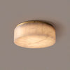 WOMO Drum Alabaster Flush Mount Ceiling Light-WM1143 thumbnail