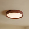 WOMO White/Walnut Round Ceiling Light-WM1192 thumbnail