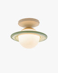 WOMO Colorful Globe Semi Flush Mount Ceiling Light-WM1205