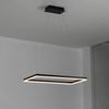 WOMO Black Tiered Rectangular Chandelier-WM2120 thumbnail