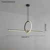 WOMO Circle Linear Pendant Light-WM2122 thumbnail