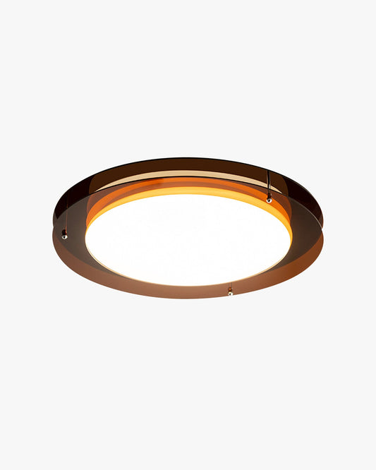 WOMO Bauhaus Round Flat Ceiling Light-WM1214