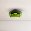 WOMO Colorful Glass Round Flush Mount Ceiling Light-WM1332 thumbnail