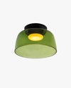 WOMO Colorful Glass Round Flush Mount Ceiling Light-WM1332 thumbnail