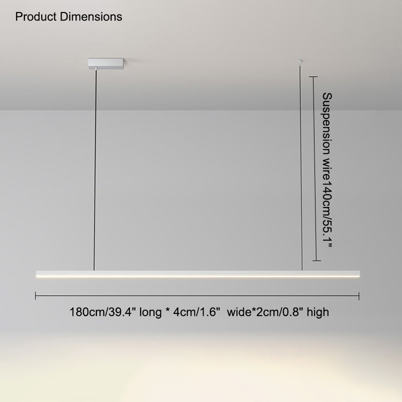 WOMO Extra Long Linear Pendant Light-WM2011