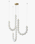WOMO Pearl Brass Globe Chandelier-WM2102e
