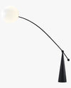 WOMO Glass Globe Cantilever Floor Lamp-WM7129 thumbnail