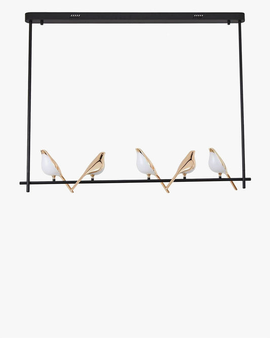 WOMO Gold Bird Linear Chandelier-WM2512b