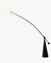 WOMO Glass Globe Cantilever Floor Lamp-WM7129 thumbnail