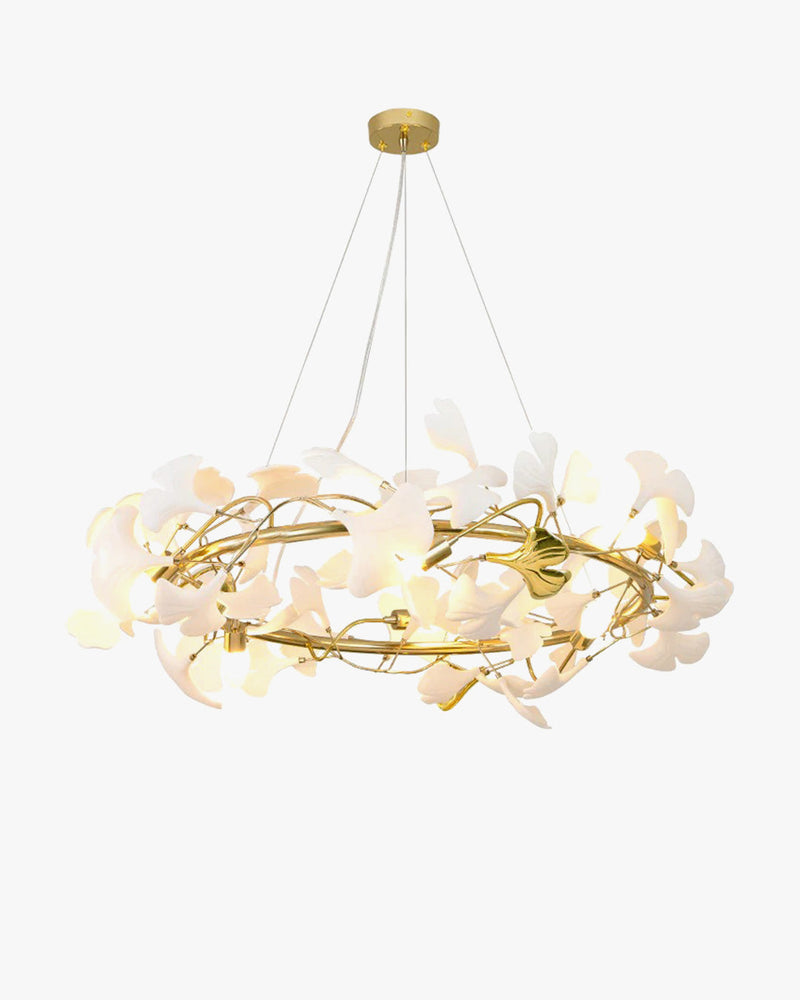 WOMO Gingko Round Chandelier-WM2422