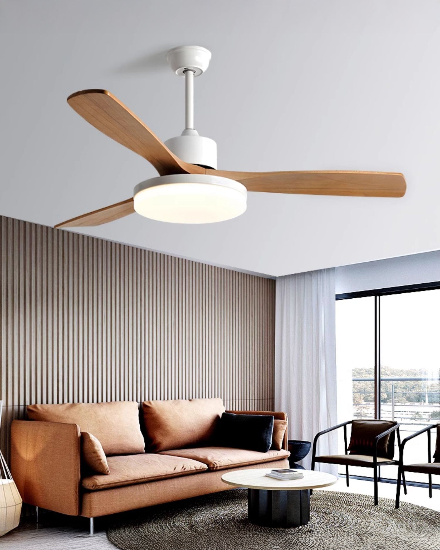 WOMO 3 Blade Modern Ceiling Fan Lamp - WM5210