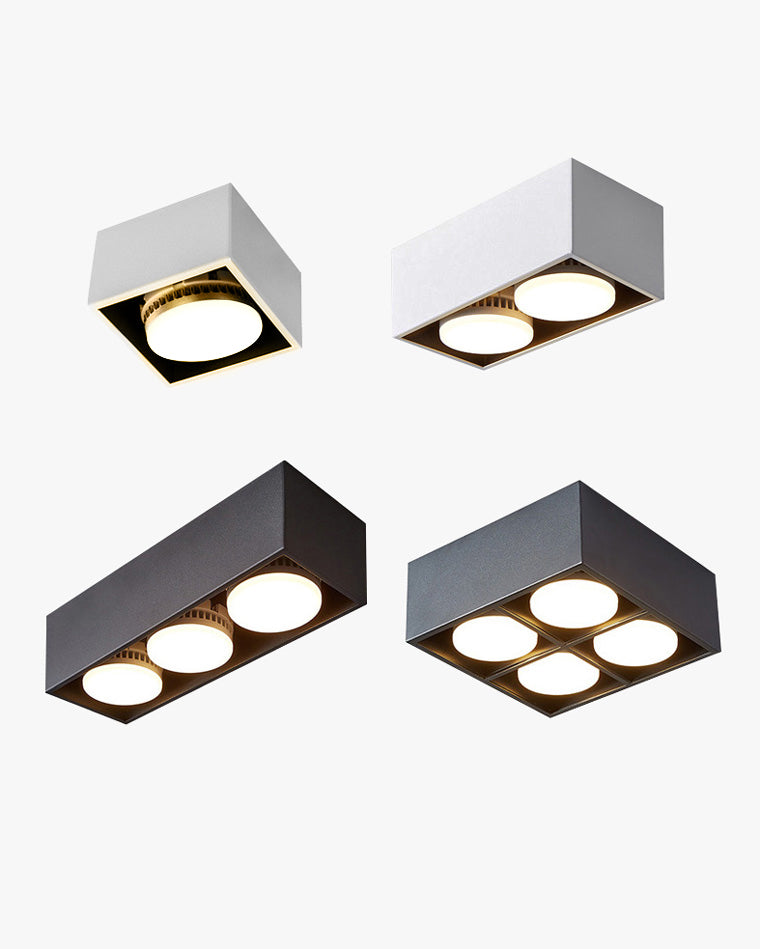 WOMO Square Flush Mount Ceiling Light-WM1023