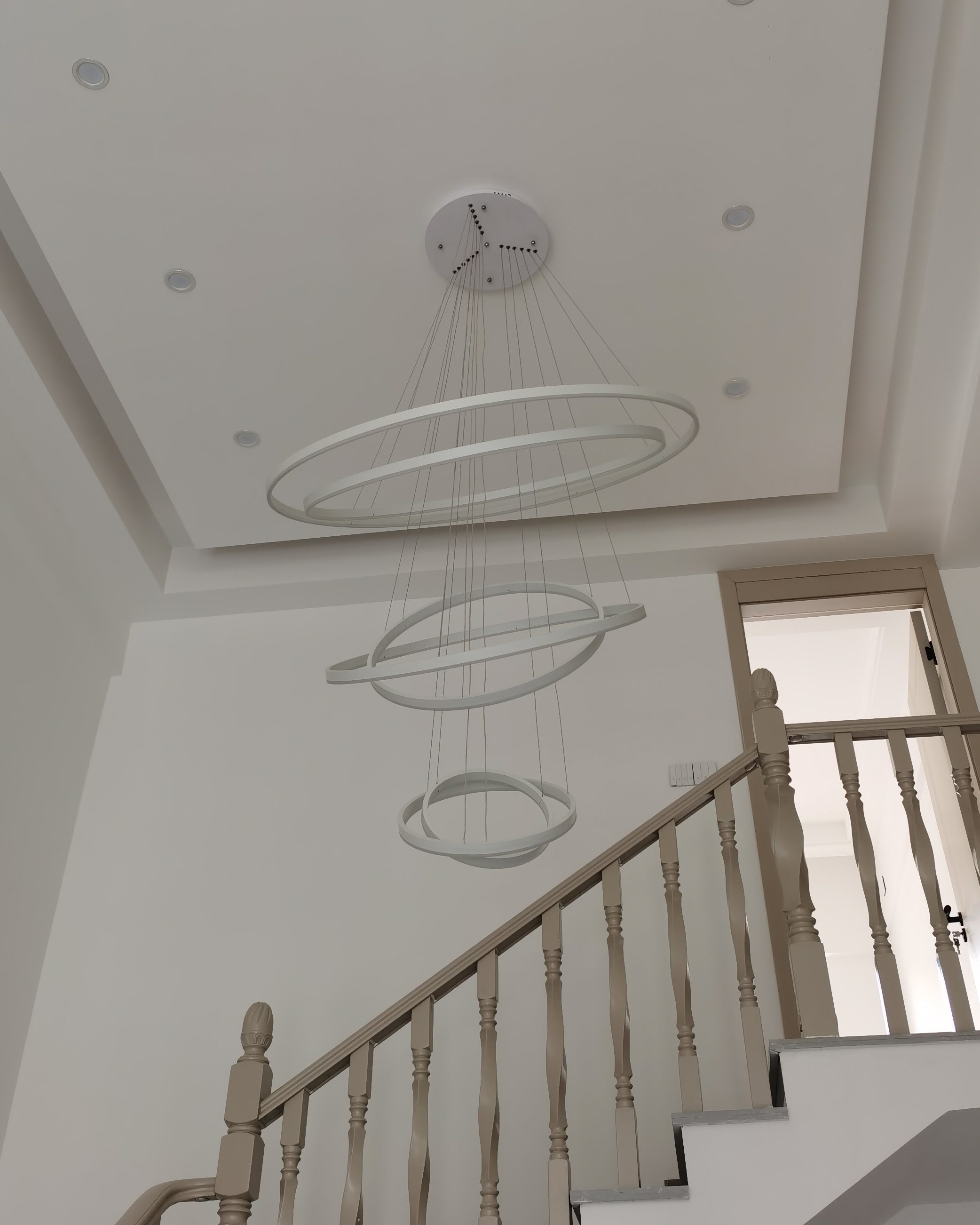 WOMO Tiered Ring LED Chandelier-WM2159