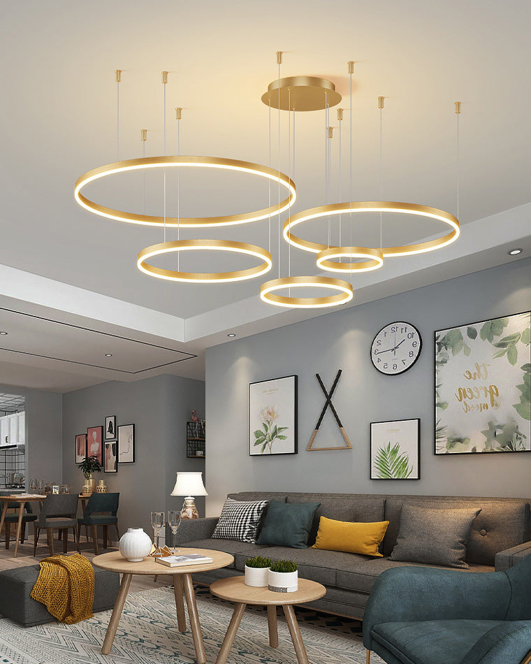WOMO Multi LED Ring Chandelier-WM2003