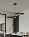 WOMO Black/Gold Ring Led Chandelier-WM2009 thumbnail