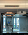 WOMO Black/Gold Ring Led Chandelier-WM2009 thumbnail