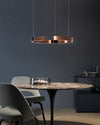 WOMO Black/Gold Ring Led Chandelier-WM2009 thumbnail