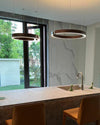 WOMO Black/Gold Ring Led Chandelier-WM2009 thumbnail