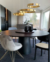 WOMO Black/Gold Ring Led Chandelier-WM2009 thumbnail