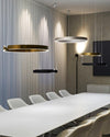 WOMO Black/Gold Ring Led Chandelier-WM2009 thumbnail