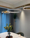WOMO Black/Gold Ring Led Chandelier-WM2009 thumbnail