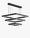 WOMO Tiered Black Square Chandelier-WM2016 thumbnail