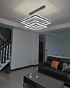 WOMO Tiered Black Square Chandelier-WM2016 thumbnail