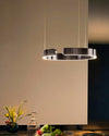 WOMO Black/Gold Ring Led Chandelier-WM2009 thumbnail