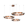 WOMO Black/Gold Ring Led Chandelier-WM2009 thumbnail