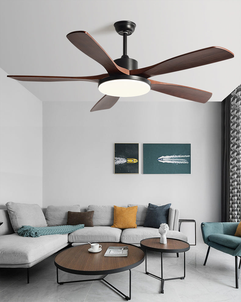 WOMO 5 Blade Modern Ceiling Fan Lamp - WM5206