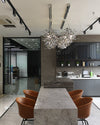 WOMO Argent/Gold Cloud Multi Pendant Chandelier-WM2042 thumbnail