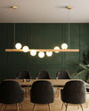 WOMO Wood Linear Globe Chandelier-WM2055 thumbnail