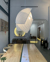 WOMO Asymmetrical Rice Paper Pendant Light-WM2056 thumbnail