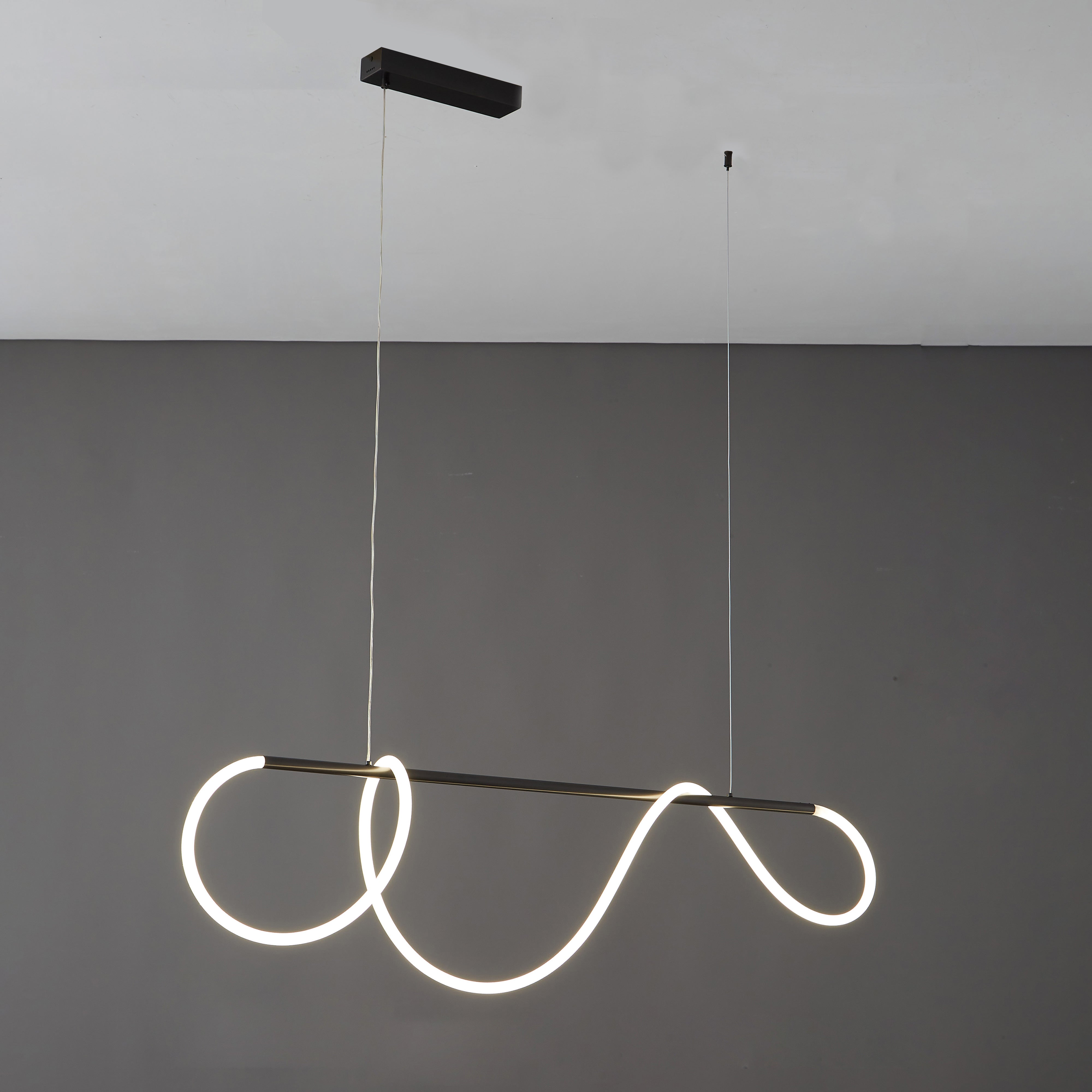 WOMO Rope Led Linear Brass Chandelier-WM2059a – WOMO.UK