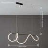 WOMO Rope Led Linear Brass Chandelier-WM2059a thumbnail