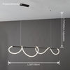 WOMO Rope Led Linear Brass Chandelier-WM2059a thumbnail
